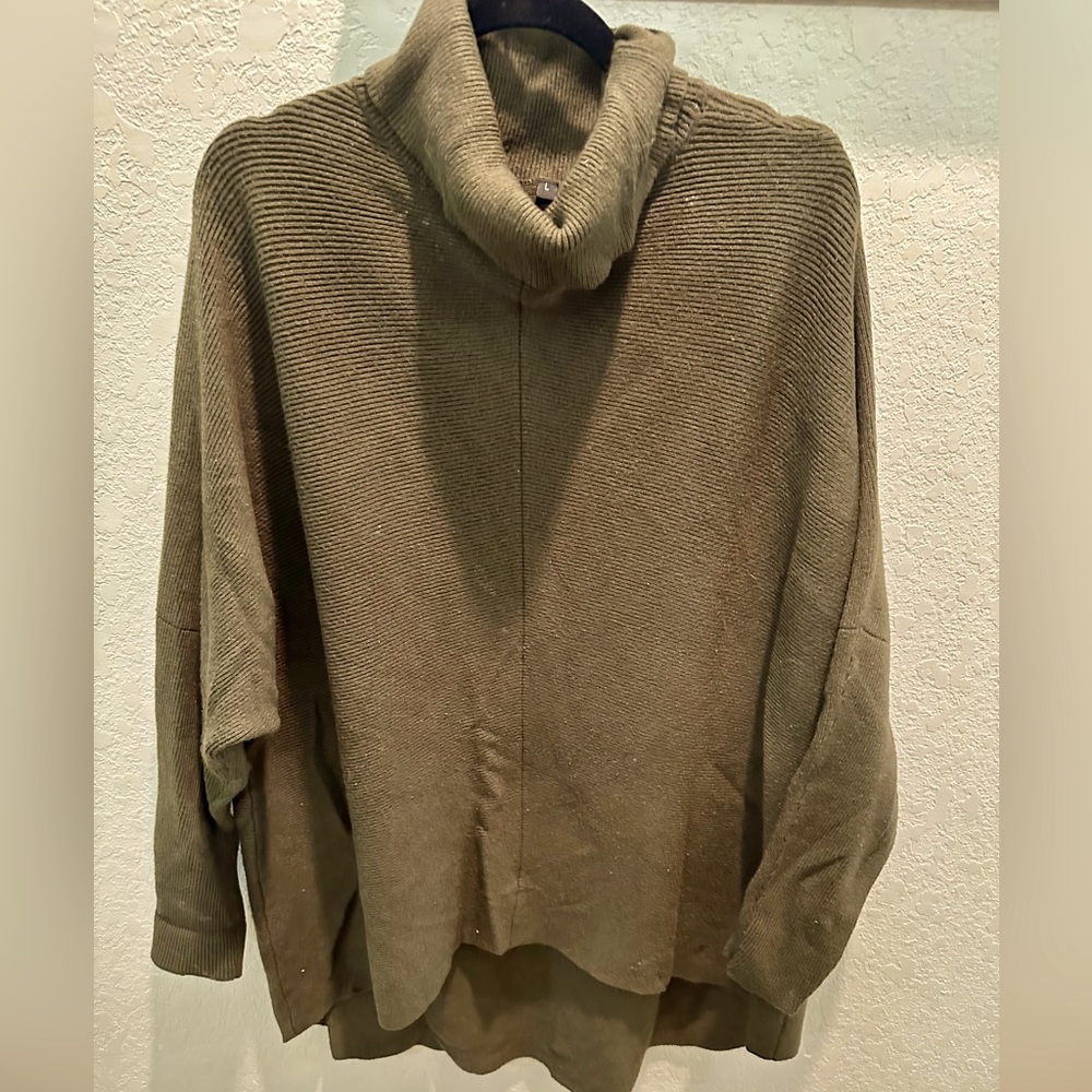 Green Oversized Sweater
